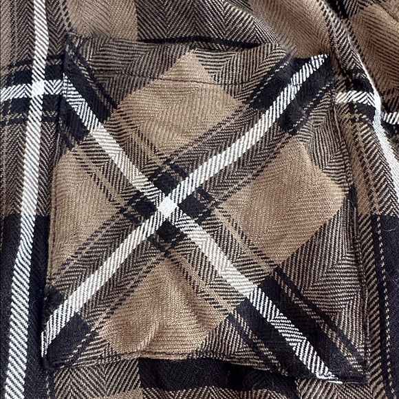 Rails Hunter Black Olive Ivory Plaid Button Up Shirt - Picture 11 of 12